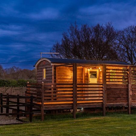Hillside View Shepherds Hut - Ockeridge Rural Retreats Little Witley 외부 사진