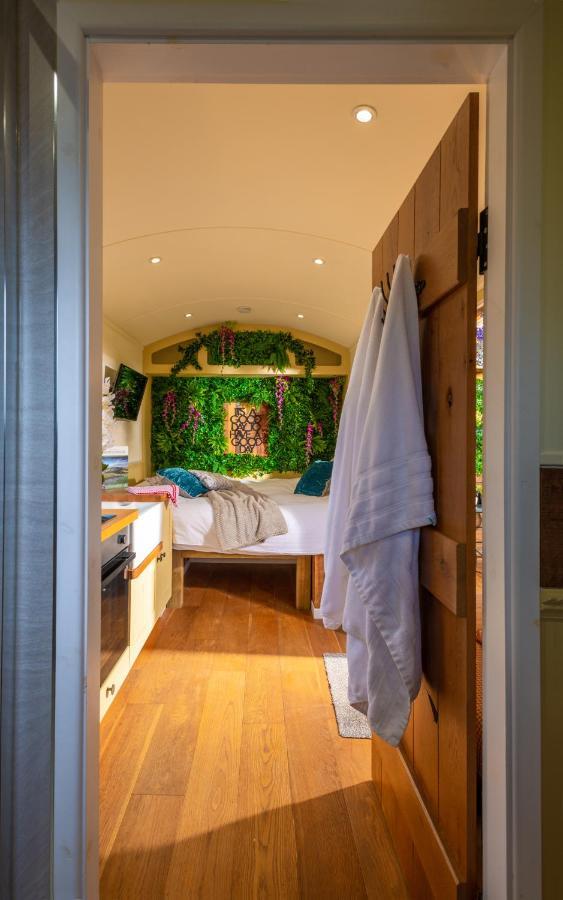 Hillside View Shepherds Hut - Ockeridge Rural Retreats Little Witley 외부 사진